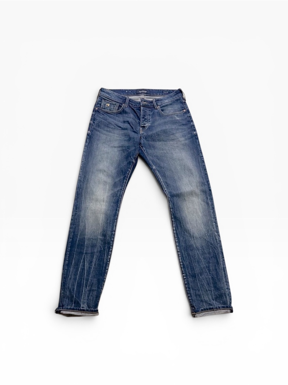 Scotch & Soda Ralston Medium Wash Slim Fit Men’s Jeans - Size 31/32 - Picture 2 of 4